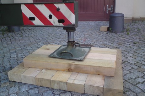 Ausbildung - gleislose Krane - Bodendruck